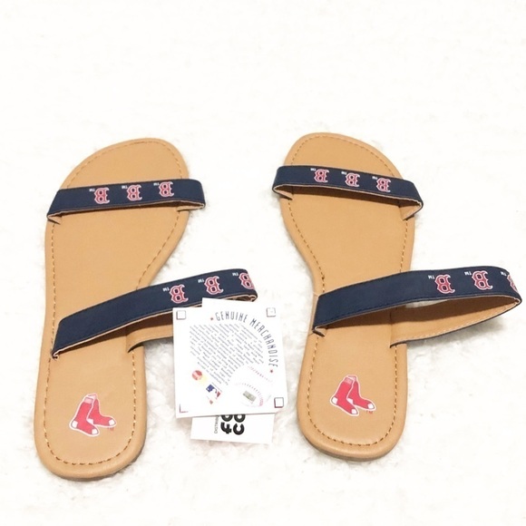 🆕 Boston Red Sox women’s sandals slides - Picture 2 of 9
